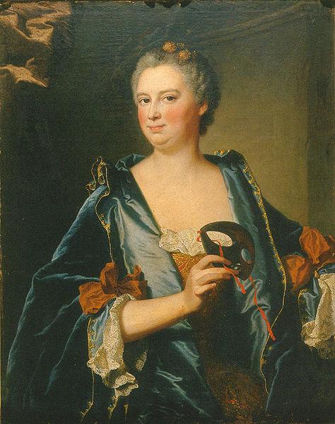 Hyacinthe Rigaud Portrait of Marie-Madeleine Mazade oil painting image